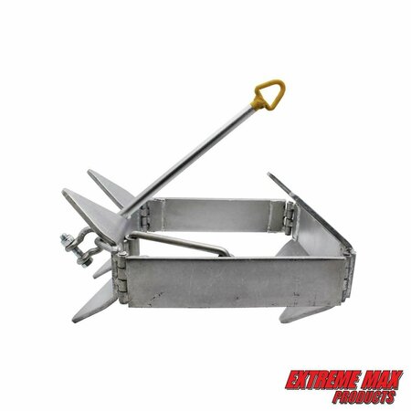 Extreme Max Extreme Max 3006.6652 BoatTector Zinc-Plated Cube Anchor (Box Style) - 19 lbs. 3006.6652